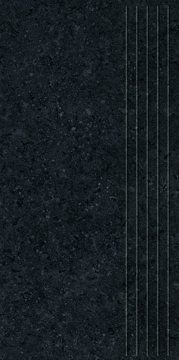Tubądzin Zimba black STR stopnica 59,8x29,6