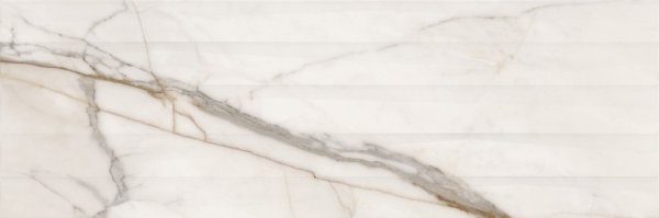 Opoczno Cosima White Structure Satin 39,8x119,8