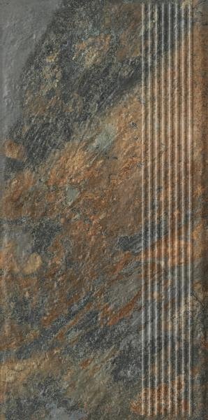 Paradyż Ardis Rust klinkier stopnica prosta 30x60