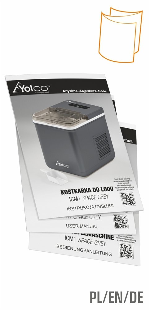 Kostkarka do lodu Yolco Space Grey