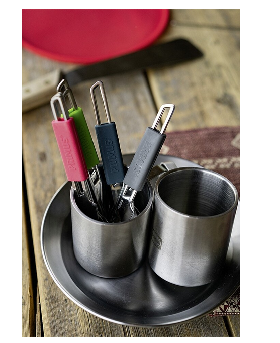 Zestaw sztućców Primus Leisure Cutlery Grey, 3 części