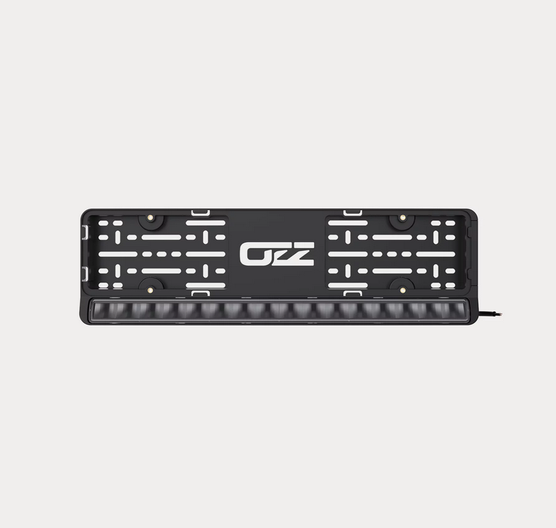 Panel LED OZZ LP1 czarny + tablica rejestracyjna