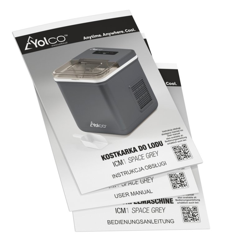 Kostkarka do lodu Yolco Space Grey