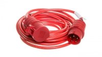 Kabel przedłużajacy (przedłużacz) Super-Solid IP44 10m CEE 400V/16A czerwony AT-N07V3V3-F 5G1,5 1168580