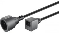 Kabel przedłużający do UPS IEC C14 - Schuko (type F, CEE 7/7) 1,5m 55528
