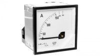 Amperomierz analogowy tablicowy 150/300A do przekładnika 150/5A 72x72mm IP50 C3 K=90 st. EA17N F41700000000