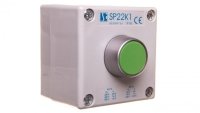 Kaseta sterownicza SP22K1/01-1  przycisk kryty zielony