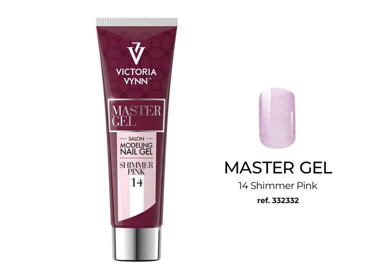     Master Gel nr 14 - kolor: Shimmer Pink 60 g