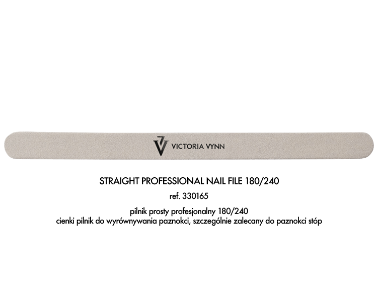  Pilnik prosty profesjonalny 180/240 Victoria Vynn