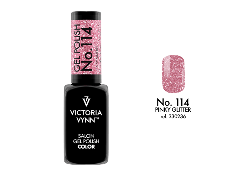  Victoria Vynn Salon Gel Polish COLOR kolor: No 114 Pinky Glitter