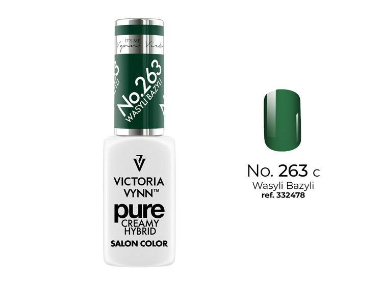      Kremowy Lakier Hybrydowy PURE kolor:  No  263 Wasyli Bazyli