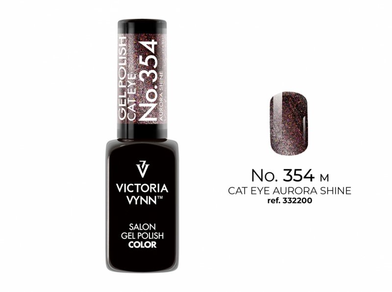       Victoria Vynn Salon Gel Polish COLOR kolor: No 354 Cat Eye Aurora Shine