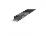 Profil aluminiowy led Corner10 1m narożny kątowy 30/60 stopni czarny anodowany TOPMET 83040021