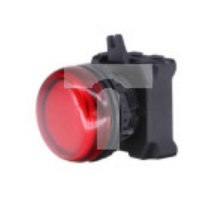 Światło kontrolne – reflektor, kolor: Czerwony, otwór: 22.5mm, IP65, Montaż panelowy