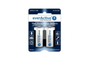 Zestaw baterii alkaliczne everActive EVLR14-PRO (x 2)