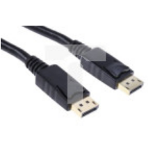 Zespół cyfrowych kabli wideo i monitorowych 3m Męskie DisplayPort to Męskie DisplayPort Czarny