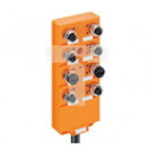 Koncentrator aktuator/sensor z wskaźnikami LED 8-portów gniazda M12 5-polowy 2 sygnały na gniazdo ASBV 8/LED 5-242/15 M