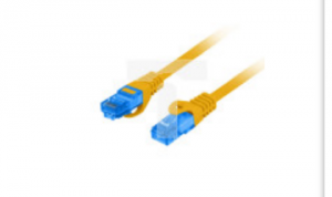 Kabel krosowy patchcord S/FTP kat.6A LSZH CCA pomarańczowy 2m