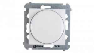 Simon 54 Ściemniacz naciskowo-obrotowy 20-500W biały DS9T.01/11