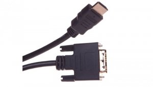 Kabel adapter HDMI Highspeed 1.3 Typ HDMI A/DVI-D(18+1), M/M czarny 5m AK-330300-050-S