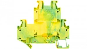 Złączka szynowa ochronna 2-piętrowa 2,5mm2 zielono-żółta Ex UTTB 2,5-PE 3044665