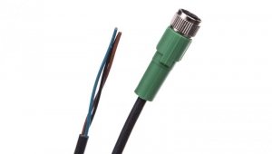 Kabel czujnika urządzenia wykonawczego prosty M8 1,5m SAC-3P- 1,5-PUR/M 8FS 1669712