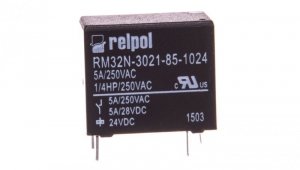 Przekaźniki miniaturowy 1Z 5A 24V DC PCB RM32N-3021-85-1024 2615024