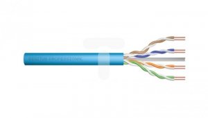 Kabel teleinformatyczny U/UTP kat. 6A LS0H drut niebieski Eca DK-1613-A-VH-5 /500m/