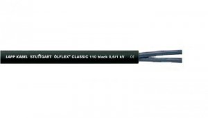 Przewód sterowniczy OLFLEX CLASSIC 110 Black 0,6/1kV 2x1 1120266 /bębnowy/