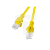 Kabel krosowy patchcord U/UTP kat.5e 0,5m żółty PCU5-10CC-0050-Y