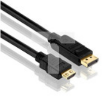 Kabel przyłącze wtyk Displayport - wtyk HDMI 10,8Gb/s 4K 30Hz wideo HD 3D HDCP 1.4 DP12 /3,0m/