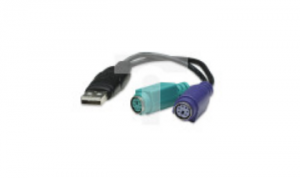 Konwerter Adapter USB na 2X PS2 Mysz/Klawiatura , MHT 179027
