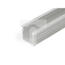 Profil aluminiowy led LINEA-IN20 EF/U7 srebrny anodowany głęboki wpuszczany - ciągła linia światła TOPMET LUX05891 /2m/