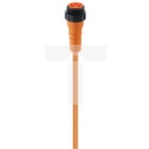 Kabel zasilający jednostronnie zakończony męskie proste 3-pin(2+PE) pomarańczowa obudowa 230 V AC/DC 12 A PVC RS 30-01/2 M