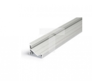 Profil aluminiowy led Corner14 kąt 30/60 stopni anodowany srebrny kątowy narożny do taśmy led 12mm rgbw TOPMET LUX05846 /2m/