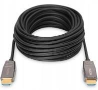 Kabel połączeniowy HDMI Hybrydowy Premium HighSpeed Ethernet 4K 60Hz UHD Typ HDMI A/HDMI A M/M 15m AK-330125-150-S