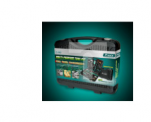 Zestaw narzędzi instalatora w walizce: wkrętaki, bity, klucze, miara, młotek, nasadki, grzechotki PK-2068 22732 /85szt/