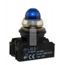 Lampka sygnalizacyjna 22mm niebieska L22G/24V W0-L-L22G N