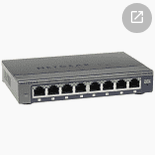 Switch NETGEAR GS108E-300PES (8x 10/100/1000Mbps)