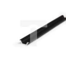 Profil aluminiowy led Groove10 wpuszczany meblowy do frezu anodowany czarny TOPMET LUX01526 /2m/