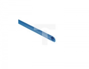 Rura karbowana 750N kolor niebieski PVC fi 20 /100m/