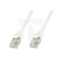 Kabel krosowy PATCHCORD U/UTP CAT6 2M biały 100 miedź TLY 029594