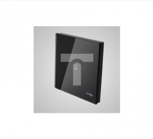 TouchMe Duży panel szklany /dzwonek/ czarny TM713B