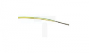 Przewód jednożyłowy linkowy, 1 mm², 32/0,2 mm, 17, PVC, 1,5 kV AC, Zielony/Żółty, dł. 100m, RS PRO