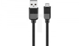 Kabel USB 2.0 Hi-Speed, Czarny 1m 93918