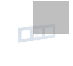 Niloe Step - ramka potrójna 3x - kolor mięta 863093
