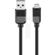 Kabel micro USB 2.0 Hi-Speed, czarny 1.8m 93181