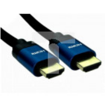2m 8K HDMI M-M 28awg Blue Aluminium Hood