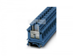 Złączka szynowa przepustowa 2-przewodowa 2,5-25mm2 niebieska UK 16 N BU 3006056
