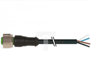 Konektor M12 żeński prosty z wolnym końcem przewodów 10m 7000-12221-6141000